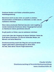 Positives Denken und Fühlen - NLP macht’s möglich