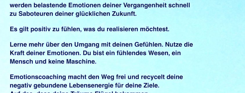 Positives Denken und Fühlen - NLP macht’s möglich